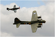 B-17 Flying Fortress + P-51 Mustang