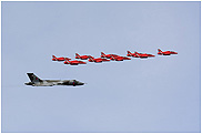 Red Arrows + Vulcan